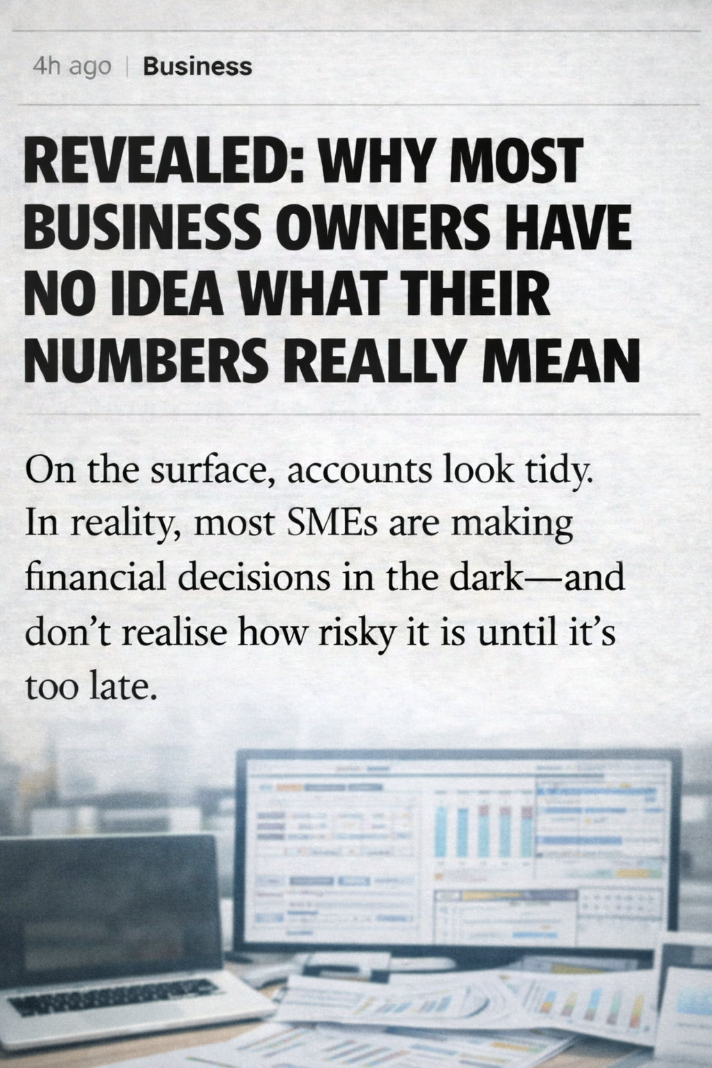 Finance exposé ad example