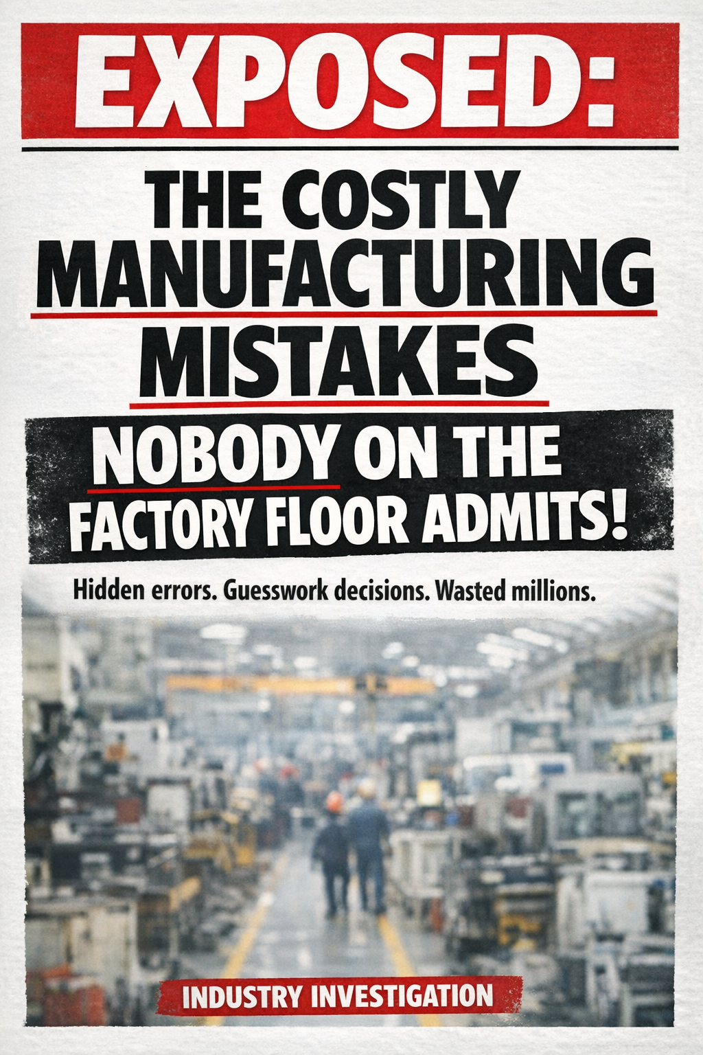 B2B ad example, Elite Secret advertorial for manufacturing LinkedIn ad