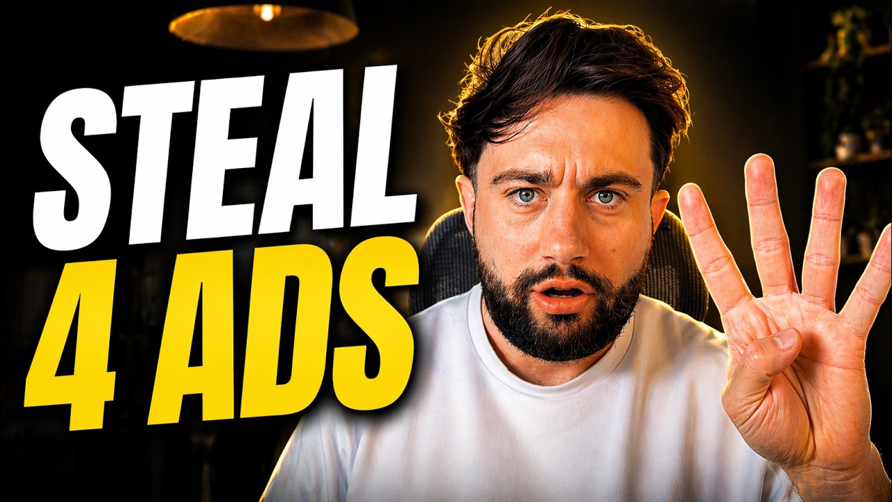 Steal 4 Ads — James Green YouTube thumbnail for the B2B ad formats guide